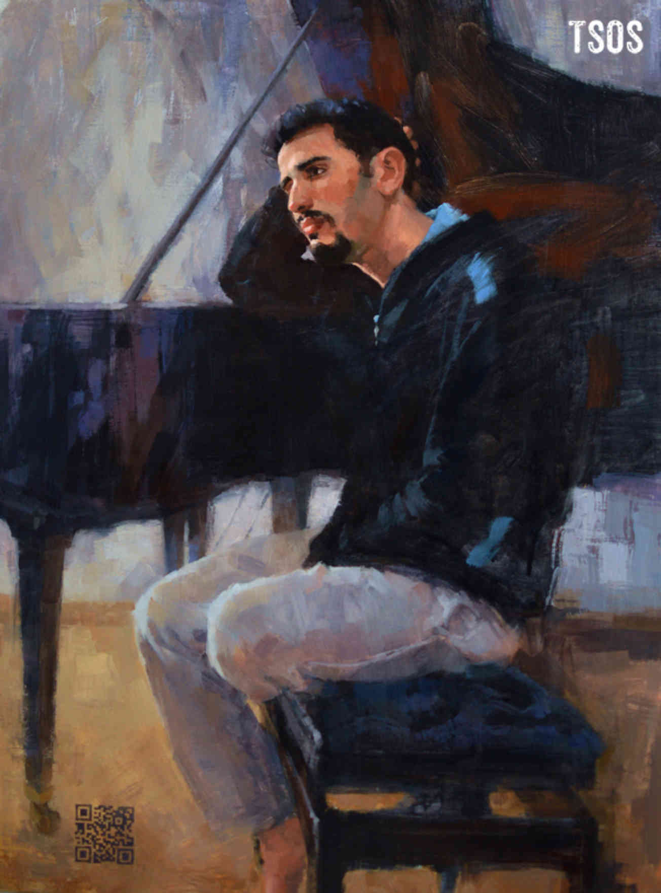Aeham Ahmad Painting