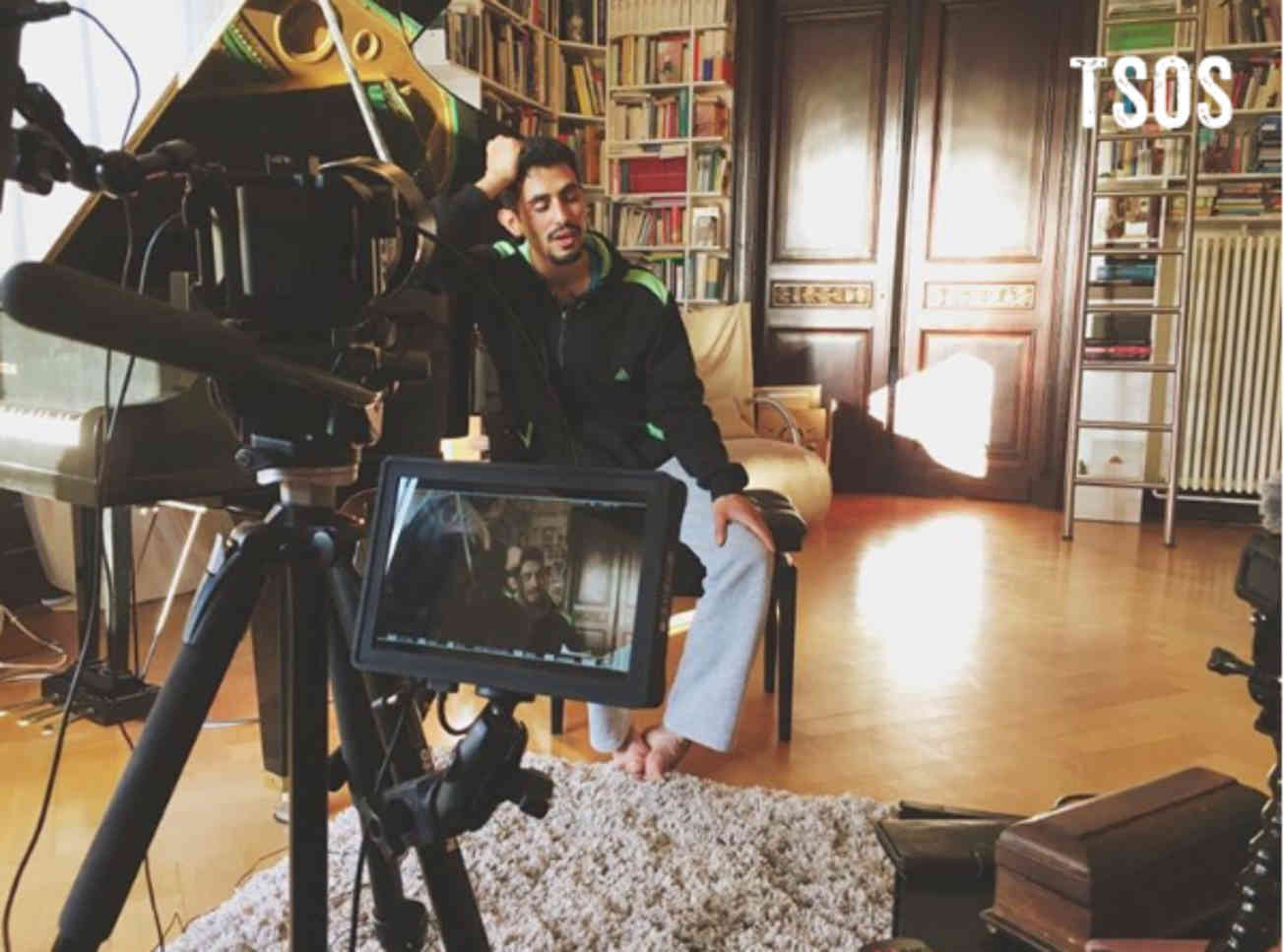 Aeham Being Interviewed