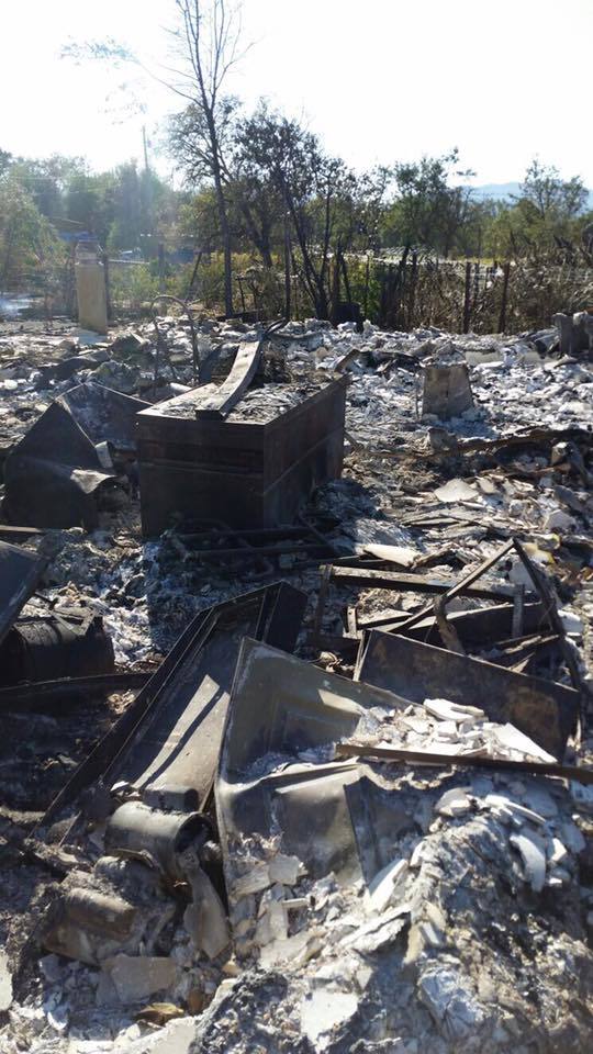 Remains of Home after a firestorm