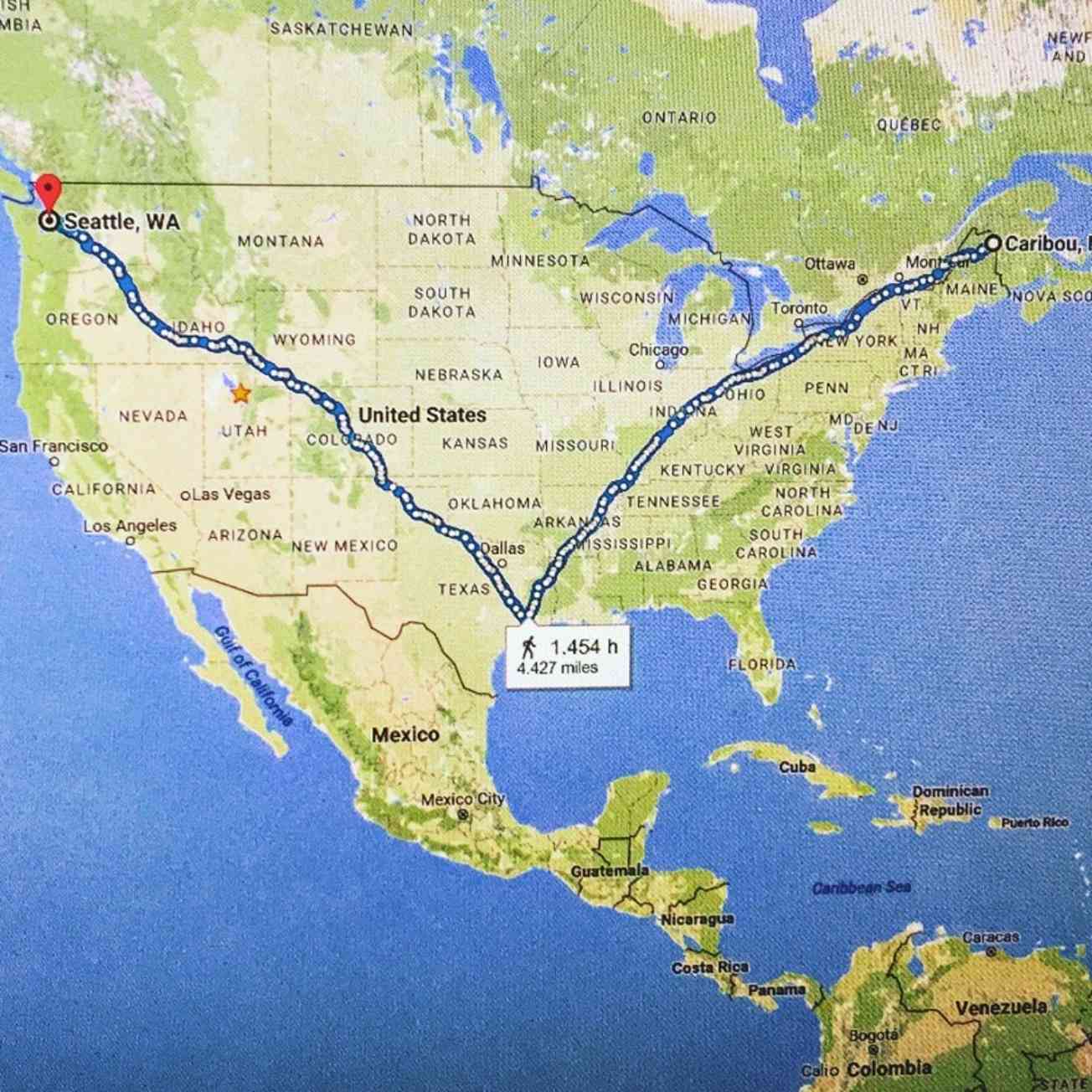 Maine To Houston To Seattle