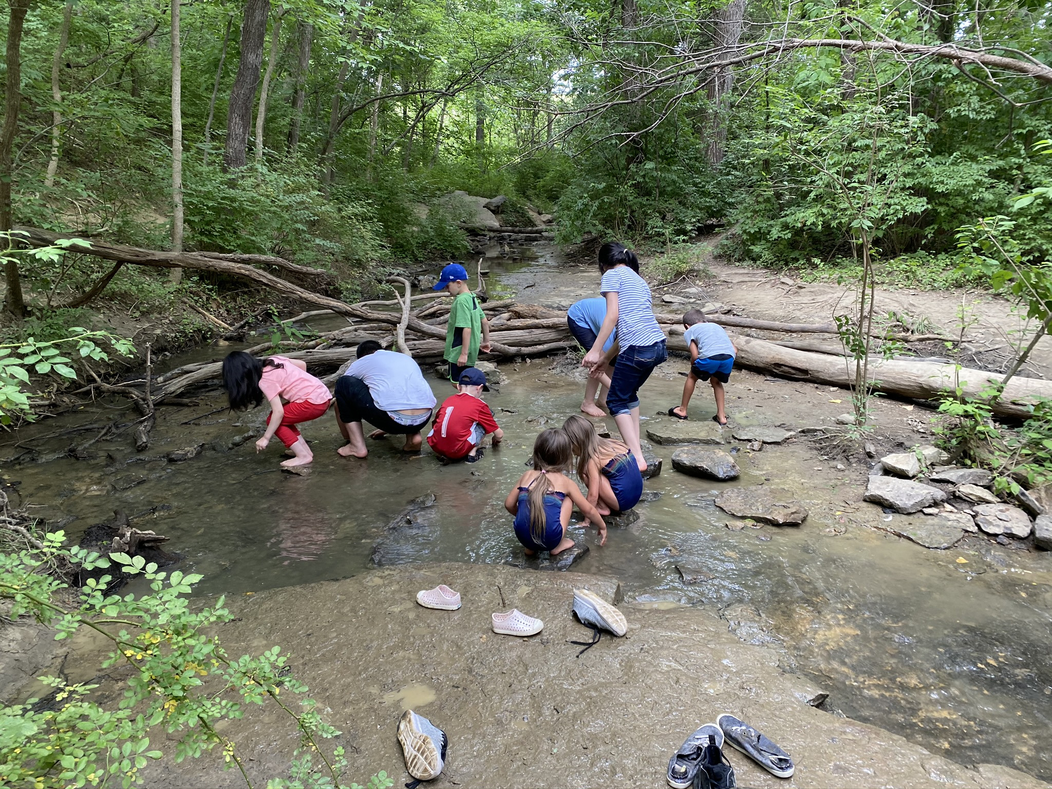 Playdate in the creek-KC 2020