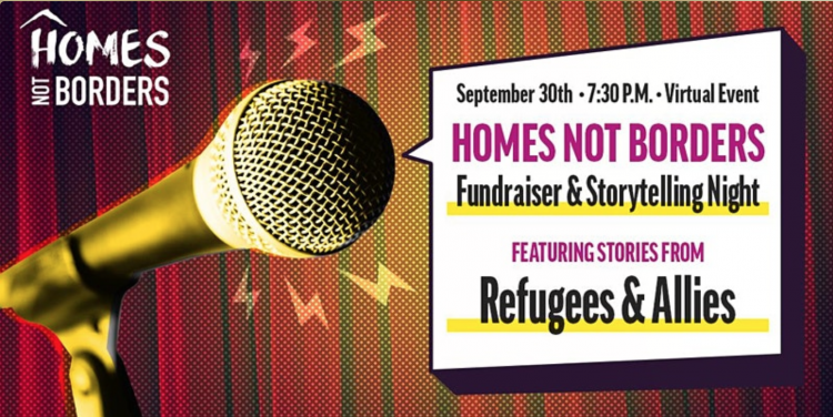 Homes Not Borders Storytelling event