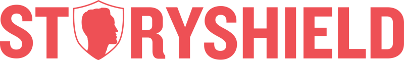 StoryShield Logo Wordmark Male Red