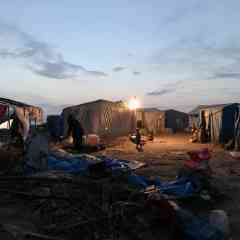 Nightfall in the Camp