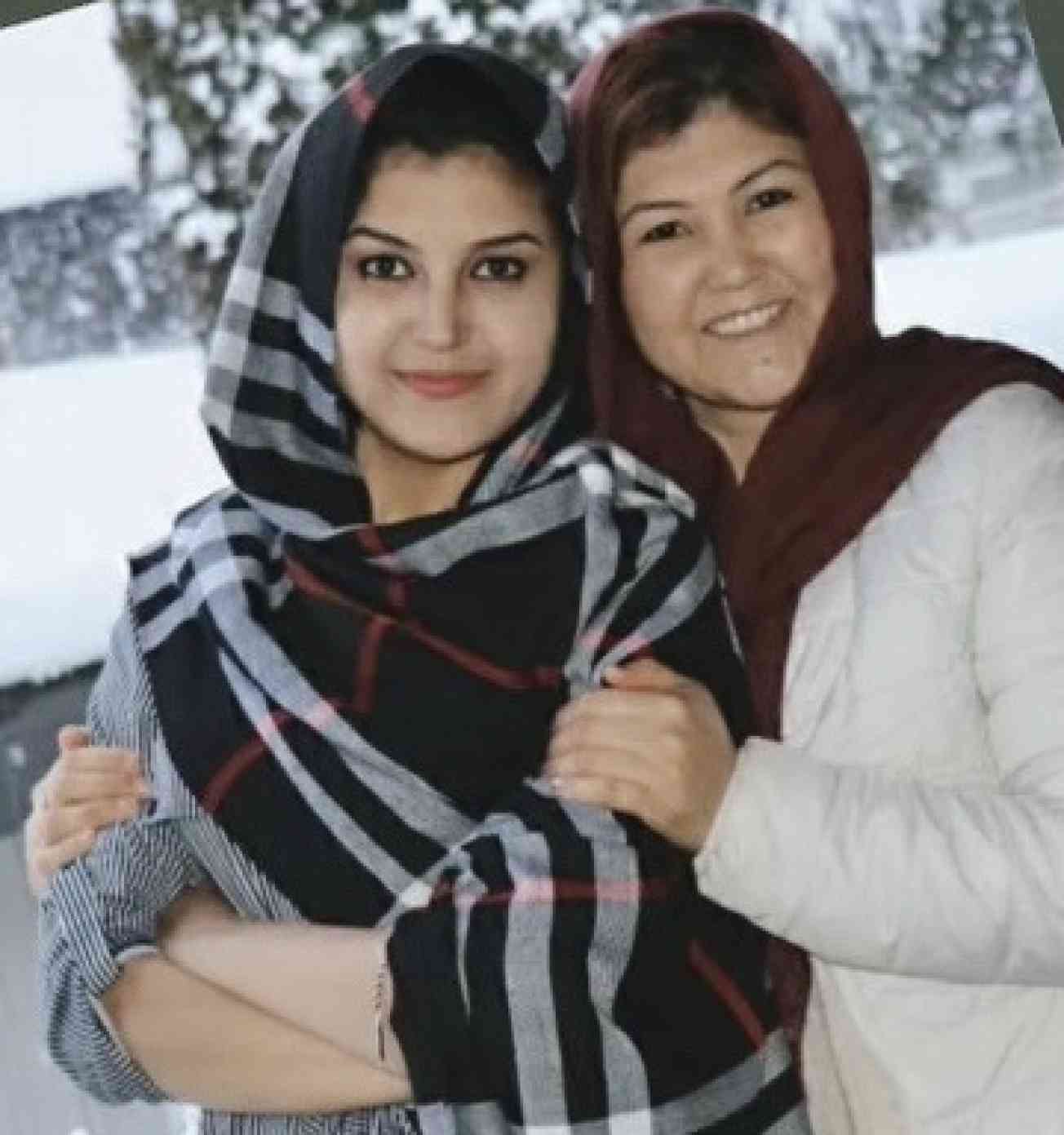 Marzia and Razia winter photo