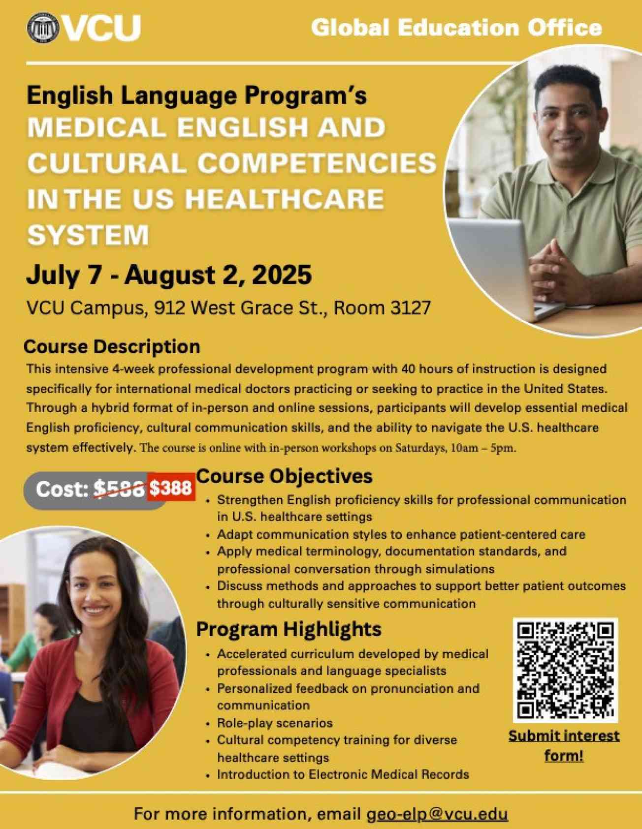 VCU Professional Development Course