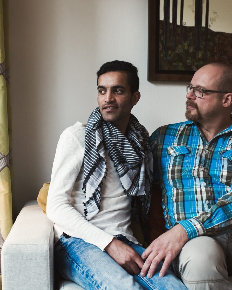 Nabi (from Afghanistan) and Ralph