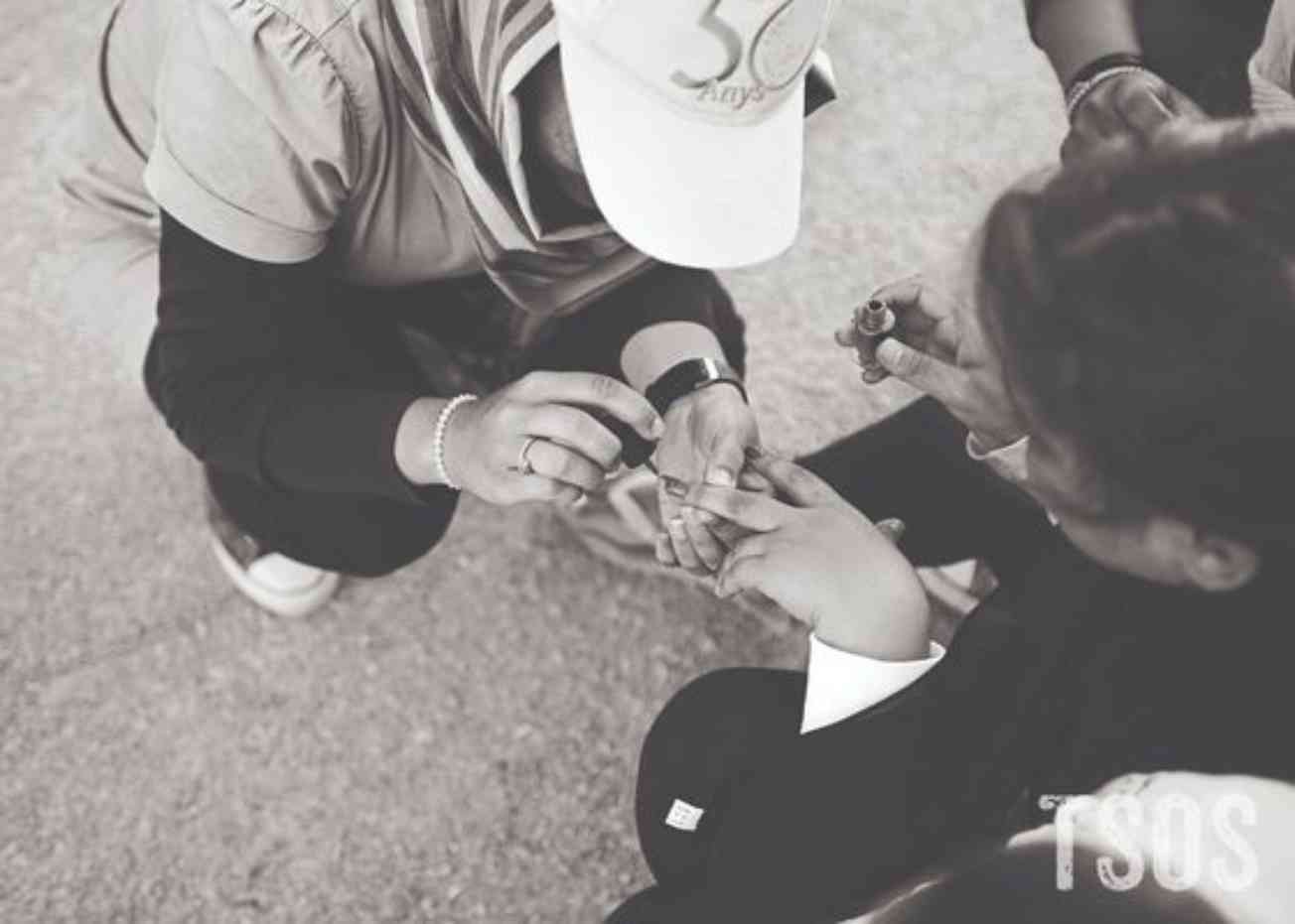 Mosumas Daughters Painting Fingernails